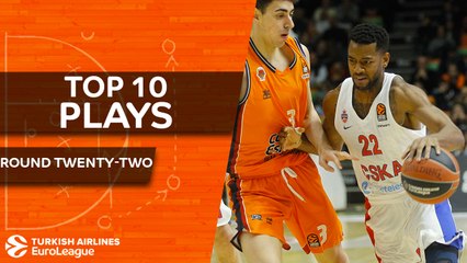 Top 10 Plays  - Turkish Airlines EuroLeague Regular Season Round 22