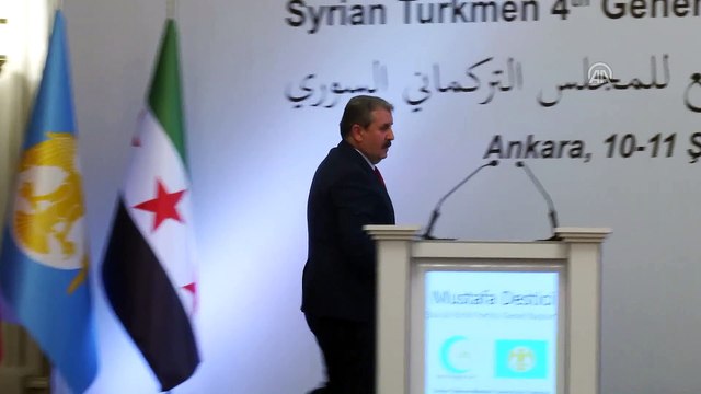 Suriye Türkmen Meclisi 4. Genel Kurulu - BBP Genel Başkanı Destici - ANKARA