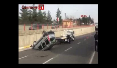 Şanlıurfa'da kaza:  Baba-oğul yaralandı