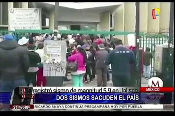 México: dos fuertes sismos alarman a la población