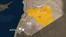 خريطة الغارات الإسرائيلية على سوريا