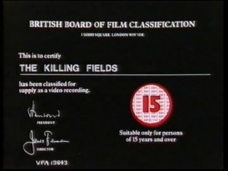 Opening To The Killing Fields UK VHS 1988