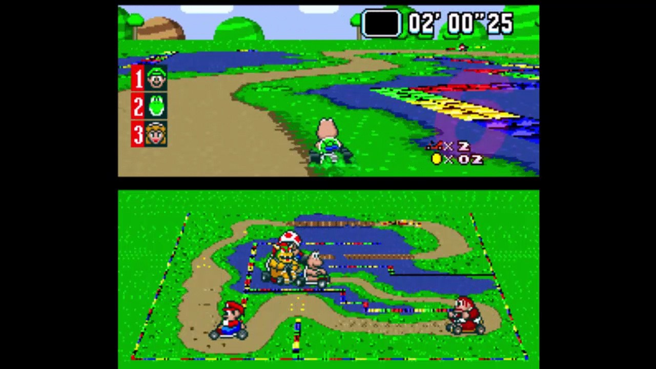 Super Mario kart Special cup race