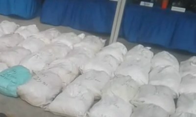 1 Ton Sabu Tangkapan TNI AL Disembunyikan di Karung Beras