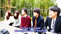 What Japanese think about America (Their Voices) 大学生インタビュー・クイズ　(アメリカ)