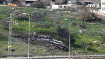 سقوط طائرة إف16 إسرائيلية بعد هجوم على 