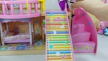 리카짱 엘리베이터 와 미끄럼틀 하우스 아기인형 뽀로로 장난감놀이 - 토이몽