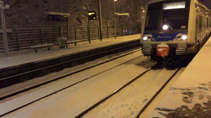 Z 22500 ( MI 2N sous la neige ) - RER E - Les Boullereaux - Champigny