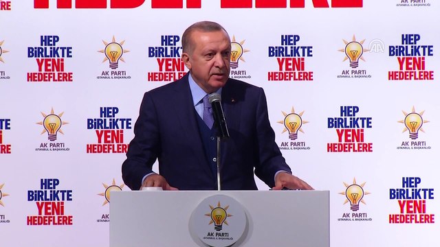 Cumhurbaşkanı Erdoğan : Girdiğimiz her mücadelede milletimizin desteğinin yanımızda bulduk - İSTANBUL