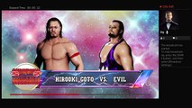 WWE 2K18 NJPW New Beginning In Osaka 2018 Openweight Championship Hirooki Goto Vs Evil