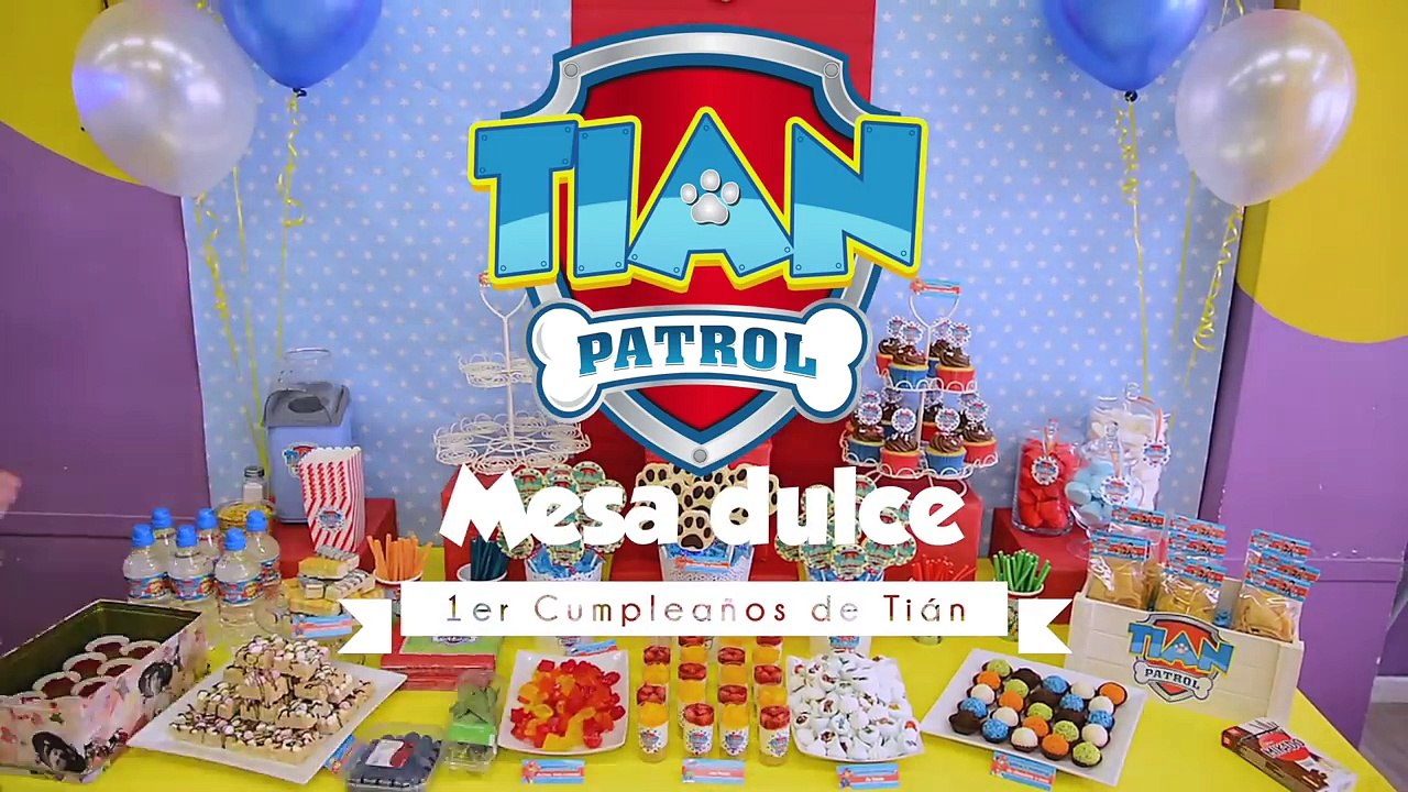 3 IDEAS PERSONALIZABLES | Merenguitos, Chocotransfers y Snacks | Mesa dulce de Tián | PAW PATROL