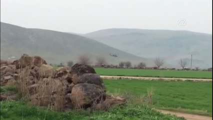 Afrin Bölgesinde Atak Helikopterin Kırıma Uğraması