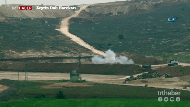 Düşen helikopterin ardından terör hedefleri bombardımana tutuldu