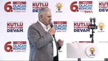 Muğla-Başbakan Yıldırım Muğla'da Parti Kongresinde Konuştu