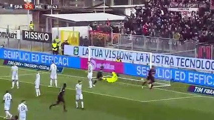 Patrick Cutrone Goal HD - Spal 0-1 AC Milan 10.02.2018