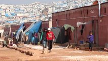 Türk Kızılayından İdlib'deki Sığınmacılara Yardım Eli