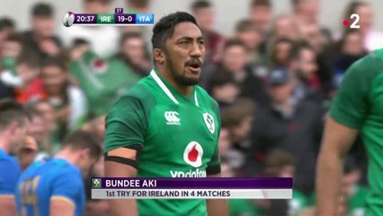 6 Nations : L'Irlande récite son rugby, Aki inscrit le 3e essai en 20 minutes !