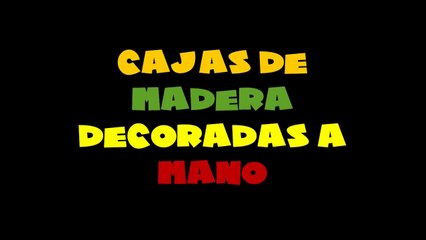 Cajas de Madera Artesanas Personlizadas Decoradas a Mano