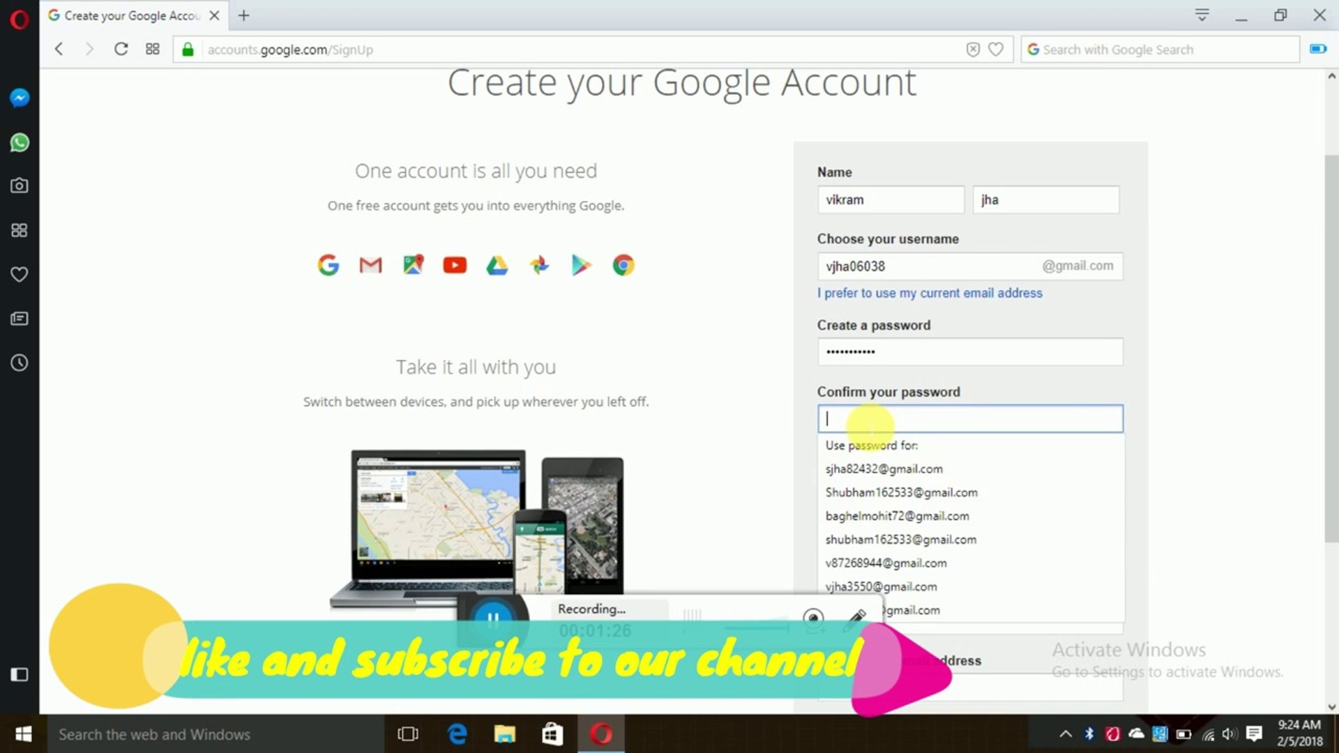 How To Create a Gmail Email Account{HINDI}-What is gmail full tutorial by Vikram Tips and Tricks