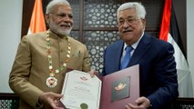 Narendra Modi besucht Mahmud Abbas in Ramallah