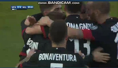 Fabio Borini Goal SPAL 0-4 Milan 10.02.2018