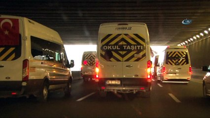 Başkent'te servisçilerden Zeytin Dalı Harekatı'na destek konvoyu