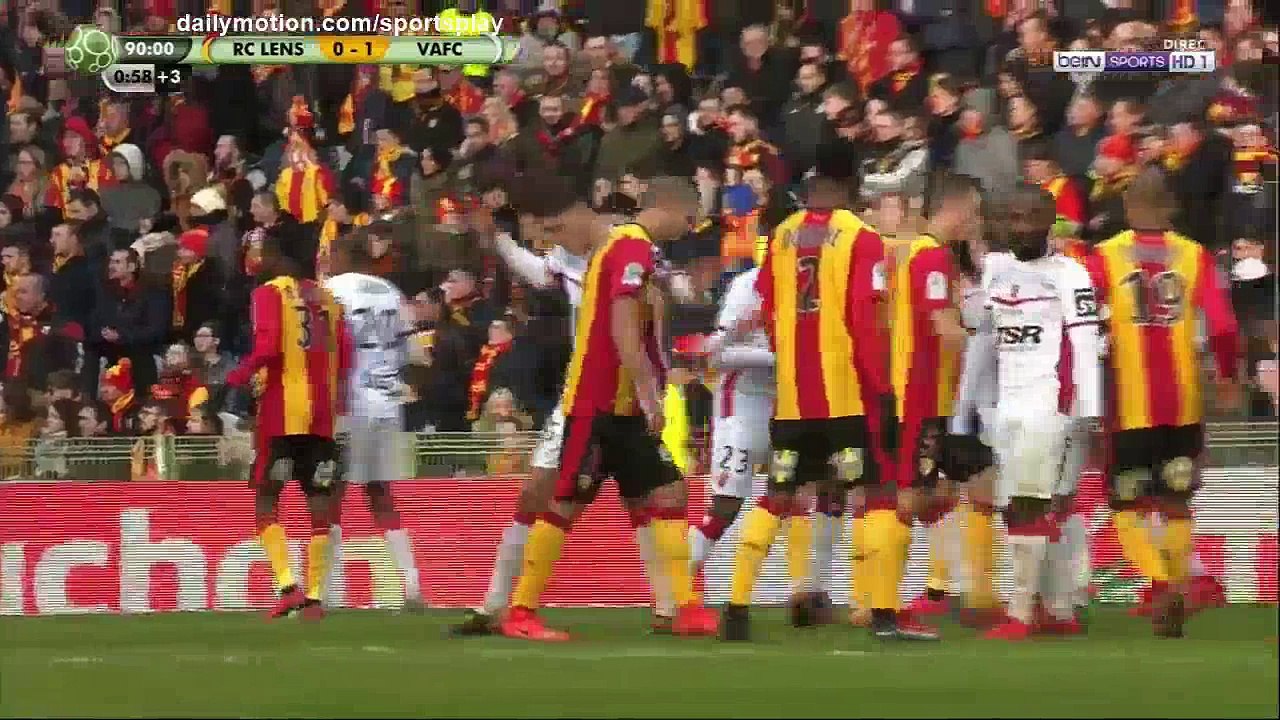 Dusan Cvetinovic Goal HD - Lens 1 - 1 Valenciennes - 10.02.2018 (Full Replay)