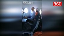 Getting caught in airplane masturbating