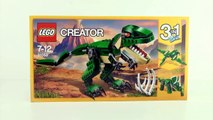 Lego Creator Tyrannosaurus Rex - T-Rex Dinosaur toys - Stop motion dinosaurs speed Build 31058