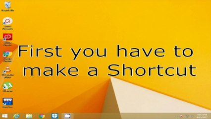 Making Shutdown Virus Using A Shortcut