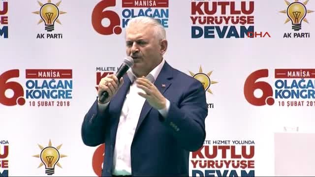 Manisa-Başbakan Binali Yıldırım AK Parti İl Kongresi'nde Konuştu