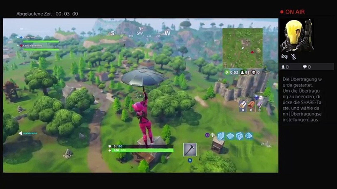 PS4 Live Fortnite