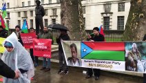 Baloch Republican Party held protest at the 10 downing street in London against Pakistan army barbarisms taking place in Balochistan.