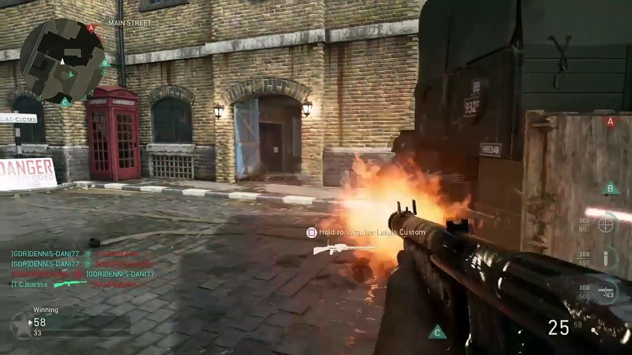 Call of Duty WW2 Domination LONDON DOCKS with [TSK]bayvnr1, [T.C .]sarsss