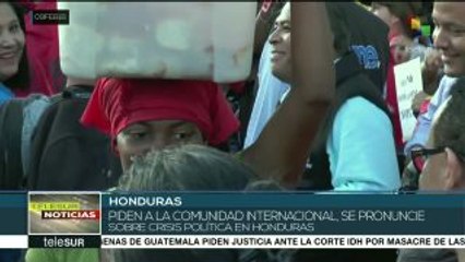 Continúan las protestas en Honduras contra la reelección del Hernández