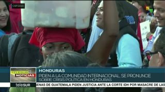Continúan las protestas en Honduras contra la reelección del Hernández
