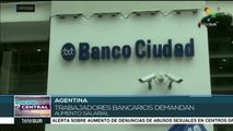 Argentina: paro total de trabajadores bancarios por aumento salarial