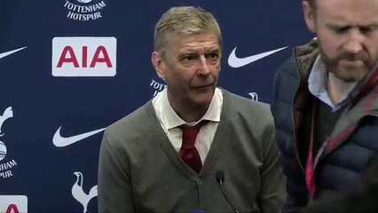 Wenger admits Arsenal missed out against Tottenham - Post match interview 10.02.2018