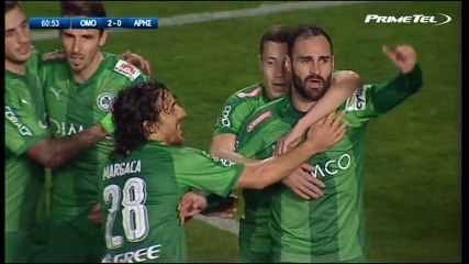 2-0 Rafael Lopes AMAZING Goal - Omonia 2 - 0 Aris - 10.02.2018