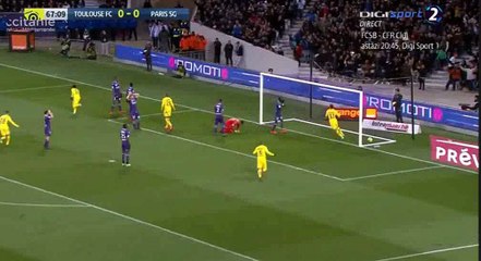 Neymar Goal - Toulouse 0-1 PSG 10-02-2018