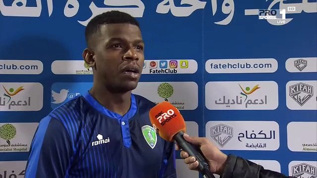عبدالله الدوسري: أشكر جماهيرنا على دعمهم.. ونطمح لتقديم الأفضل