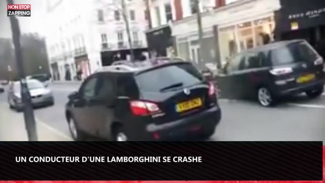 Londres : Le conducteur d'une Lamborghini se crashe et détruit son bolide (vidéo)