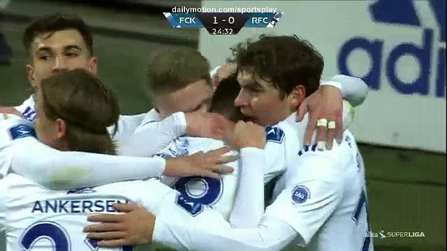 Pieros Sotiriou Goal HD - FC Copenhagen 1 - 0 Randers FC - 10.02.2018 (Full Replay)