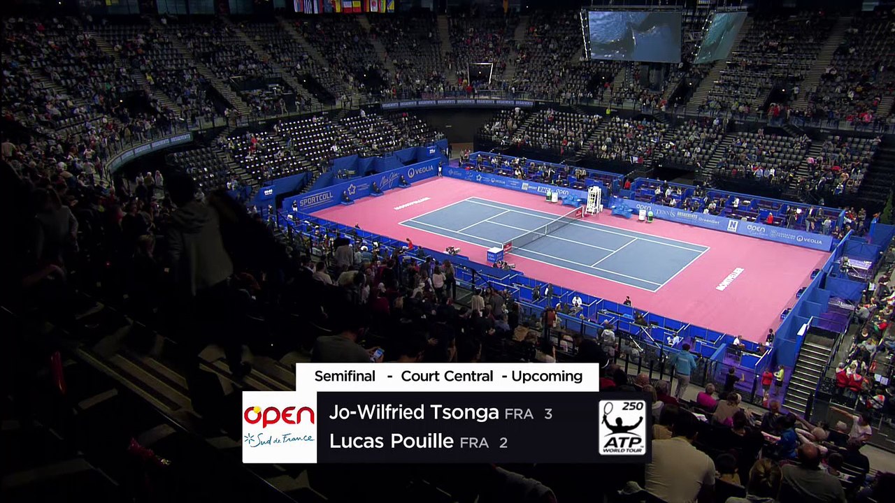 1/2 finale : Lucas Pouille vs Jo-Wilfried  Tsonga - 10/02/2018