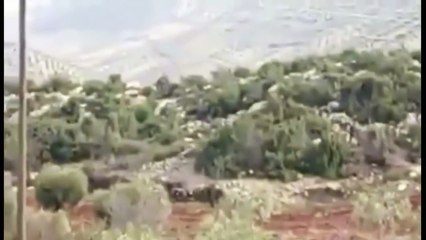 AFRİNDE HELİKOPTER DÜŞTÜ İlk Görüntüler