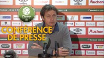 Conférence de presse RC Lens - Valenciennes FC (1-1) : Eric SIKORA (RCL) - Réginald RAY (VAFC) - 2017/2018