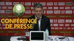 Conférence de presse AC Ajaccio - FC Lorient (3-2) : Olivier PANTALONI (ACA) - Mickaël LANDREAU (FCL) - 2017/2018
