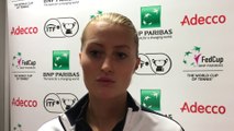 Fed Cup FRABEL : l'interview de Kristina Mladenovic - samedi 10