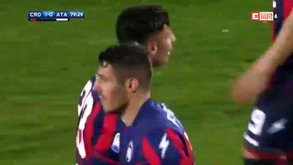 Rolando Mandragora Goal HD - (Crotone	1-0	Atalanta 10.02.2018