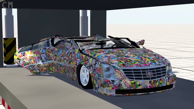 BeamNG Drive crushing destroying cars crazy machines #3